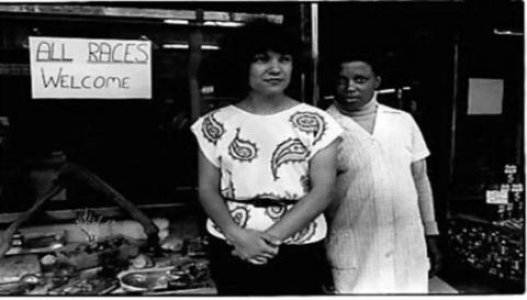 Welcoming all people during a boycott - Boksburg, December 1988