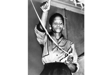 One of the organisers of the 1956 Women's March Lilian Ngoyi