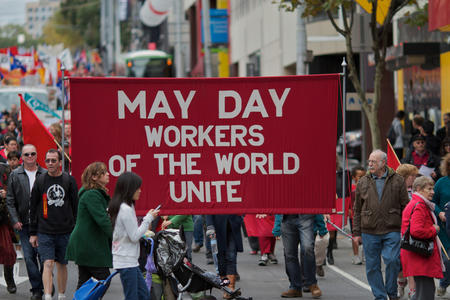 May Day march in Melbourne, Australia 2012