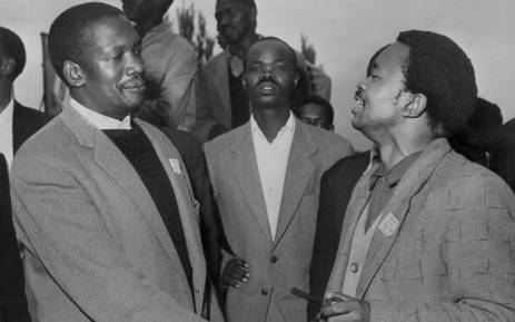 Robert Sobukwe with Potlako Leballo