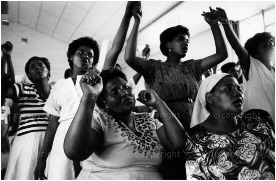 Workers in Ceres, Western Cape protesting on May Day 1988