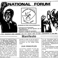 National Forum Manifesto