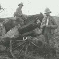 Remains of Boer Big Gun, Waterval, 1899-1902