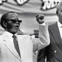 Mandela and Tambo meet in Sweden